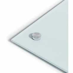 U Brands® Magnetic Glass Dry-Erase Board, 72" X 48", White Frosted Surface, Frameless, Actual Size 70" X 47" (2301U00-01)
