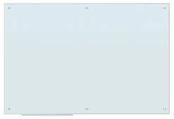 U Brands® Magnetic Glass Dry-Erase Board, 72