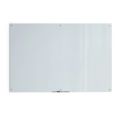 U Brands® Non-Magnetic Glass Dry-Erase Board, 72