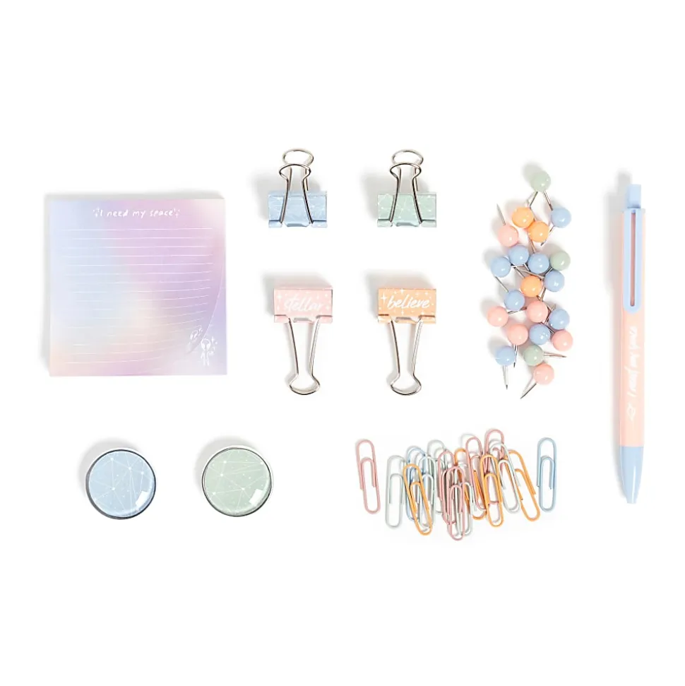 U Brands® Novelty Stationery Kit, Galactic Mirage, Kit Of 80 Pieces