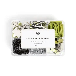 U BrandsĀ® Office Accessory Kit, Refined Roots, Kit Of 351 Pieces