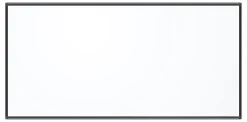 U Brands PINIT Magnetic Dry-Erase Board, 96" X 48", Black Aluminum Frame, Actual Size 95" X 47" (3013U00-01)