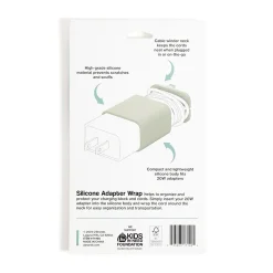 U Brands® Silicone Charger Adapter Wrap, 1/8