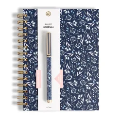 U Brands® Spiral Journal And Catalina Pen Set, 6
