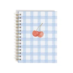 U Brands® Spiral Journal With Stickers, 6” x 8”, Cherry Picnic, Total Quantity 1