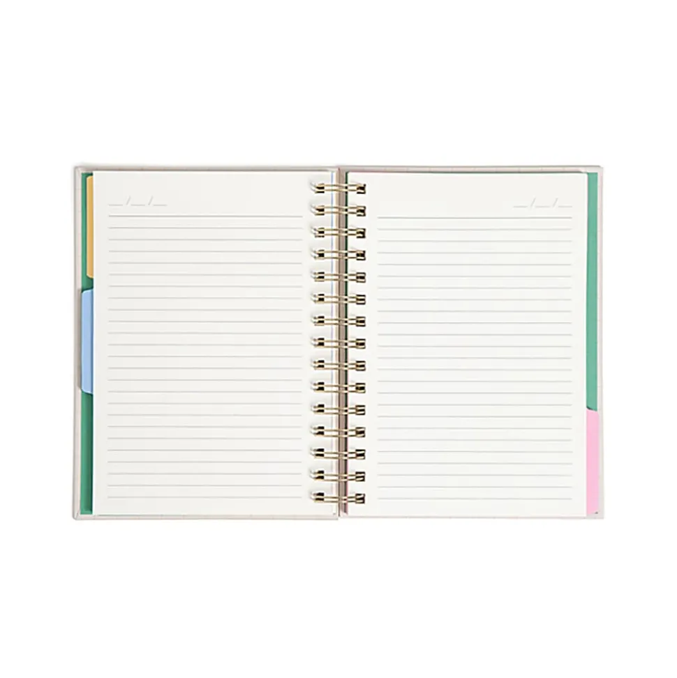 U Brands® Spiral Journal With 3 Tab Dividers, 6" x 8", Wellness Design, Total Qty 1