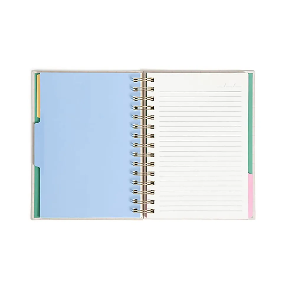 U Brands® Spiral Journal With 3 Tab Dividers, 6" x 8", Wellness Design, Total Qty 1