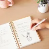 U Brands® 3-Tab Spiral Journal And Monterey Pen Set, 6” x 8”, College Rule, 240 Pages (120 Sheets), Linen Botanical Studies