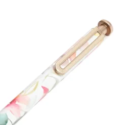 U Brands® 3-Tab Spiral Journal And Monterey Pen Set, 6” x 8”, College Rule, 240 Pages (120 Sheets), Linen Botanical Studies