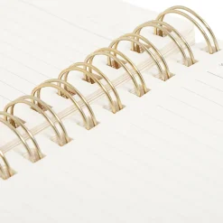 U Brands® 3-Tab Spiral Journal And Monterey Pen Set, 6” x 8”, College Rule, 240 Pages (120 Sheets), Linen Botanical Studies