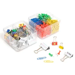 U Brands® Teacher Office Accessory Quad Kit, Assorted Colors, Kit Of 480 Pieces