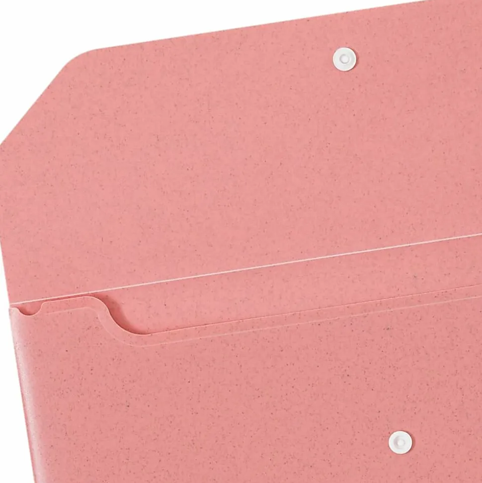 U Brands U-Eco™ Poly Document Holders, 0.59" Expansion, Letter (8 1/2" x 11"), Assorted Colors, Pack Of 10
