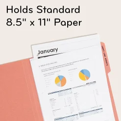 U Brands U-Eco™ Poly File Folders, Pack Of 24, Letter (8 1/2