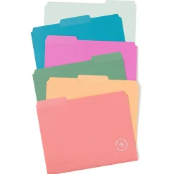 U Brands U-Eco™ Poly File Folders, Pack Of 24, Letter (8 1/2