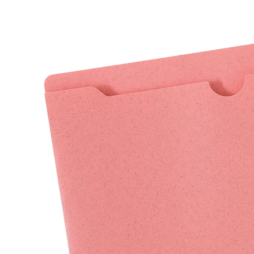 U Brands U-Eco™ Poly File Jackets, 1" Expansion, Letter (8 1/2" x 11"), Assorted Colors, Pack Of 10