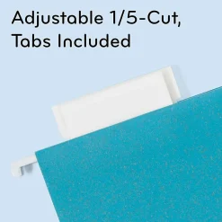 U Brands U-Eco™ Poly Hanging File Folders, Pack Of 12, Letter (8 1/2