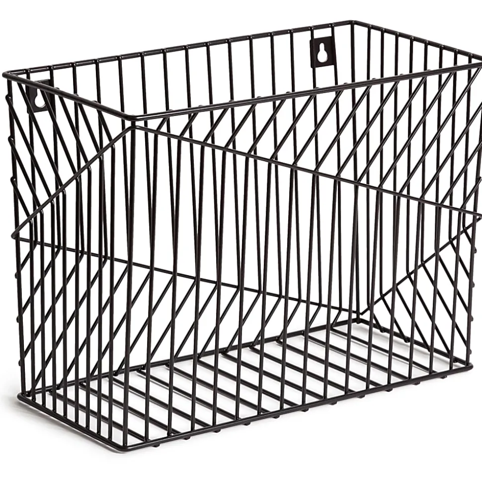 U Brands® Vena Desk Organization Collection Hanging File Basket, Medium Size, Black