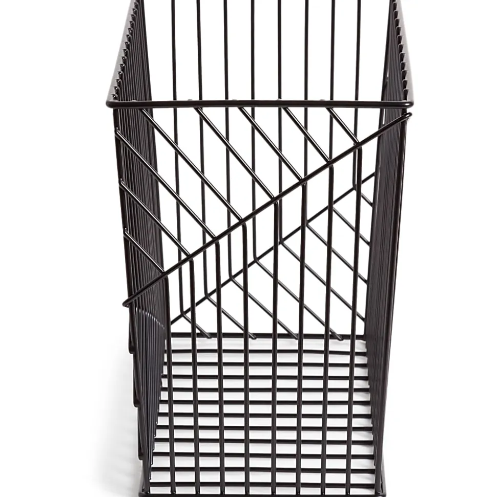 U Brands® Vena Desk Organization Collection Hanging File Basket, Medium Size, Black