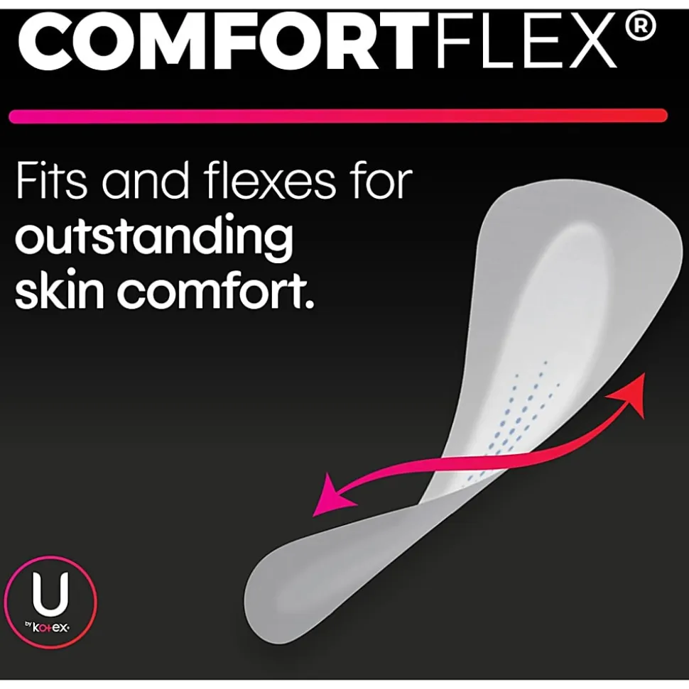 U by Kotex Barely There Panty Liners, Box Of 50 Liners
