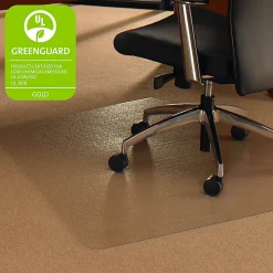 Ultimat® Polycarbonate Corner Workstation Chair Mat  - 1115023TRDUP