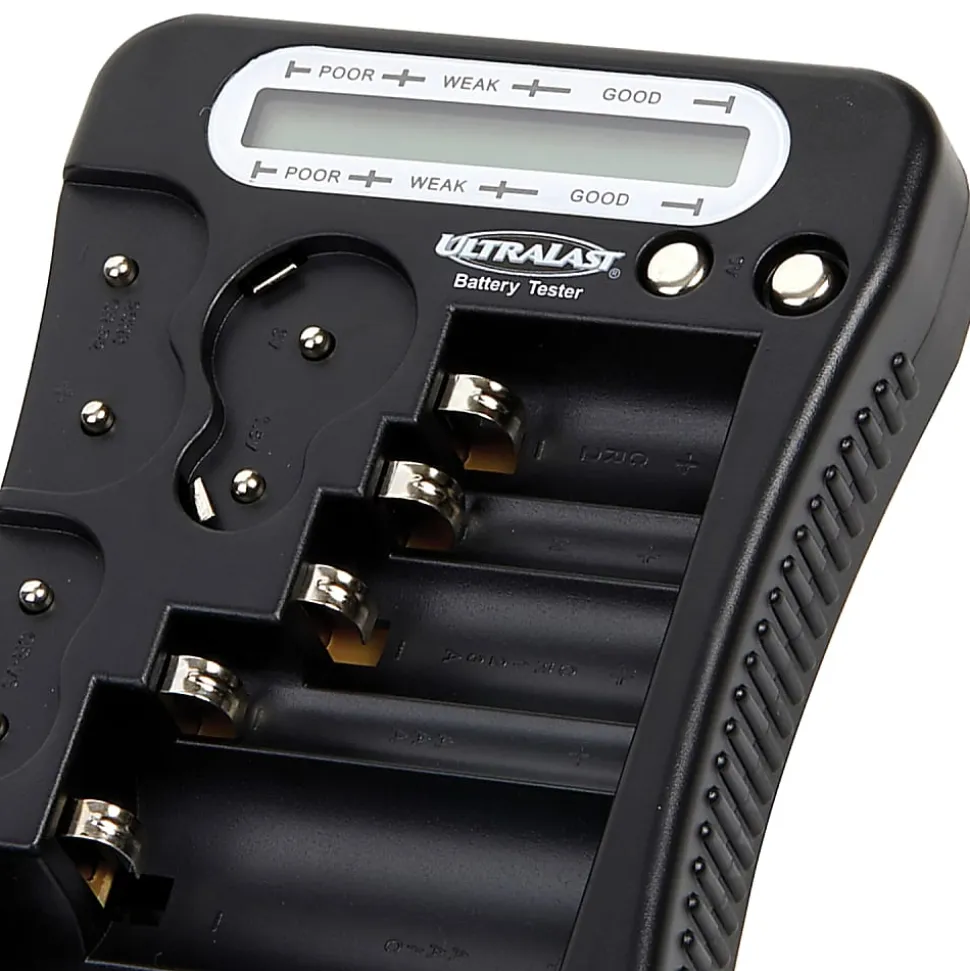 Ultralast® Universal Battery Tester, Black, ULMULTITEST
