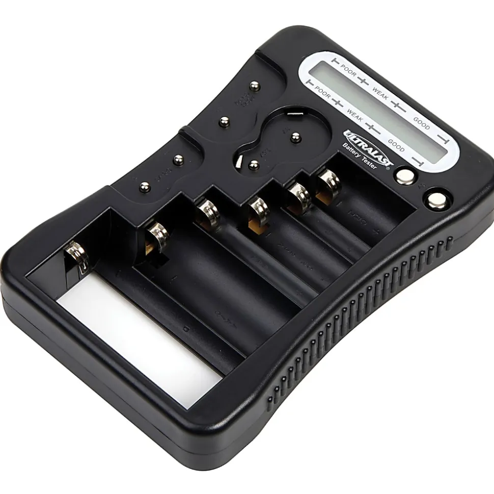 Ultralast® Universal Battery Tester, Black, ULMULTITEST