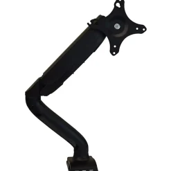 Uncaged Ergonomics Single Computer Monitor Arm With USB Ports| Universal VESA Mount Ergonomic Screen Holder Riser