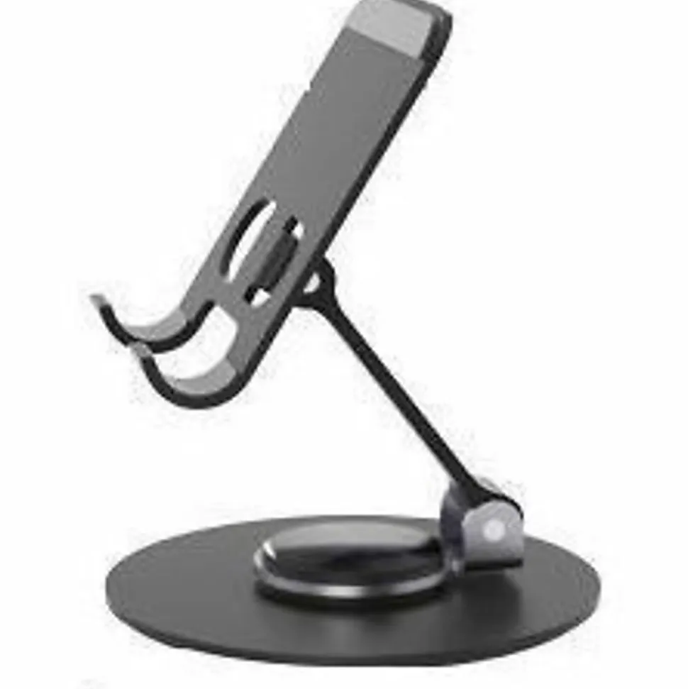 Uncaged Ergonomics Swivel Phone Stand, 4XSPSBLACK