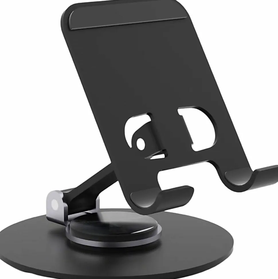 Uncaged Ergonomics Swivel Phone Stand, 4XSPSBLACK