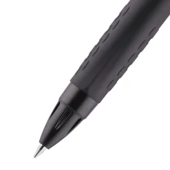 uni-ball® 307™ Gel Pen, Medium Point, 0.7 mm, Black Barrel, Black Ink, Pack Of 12