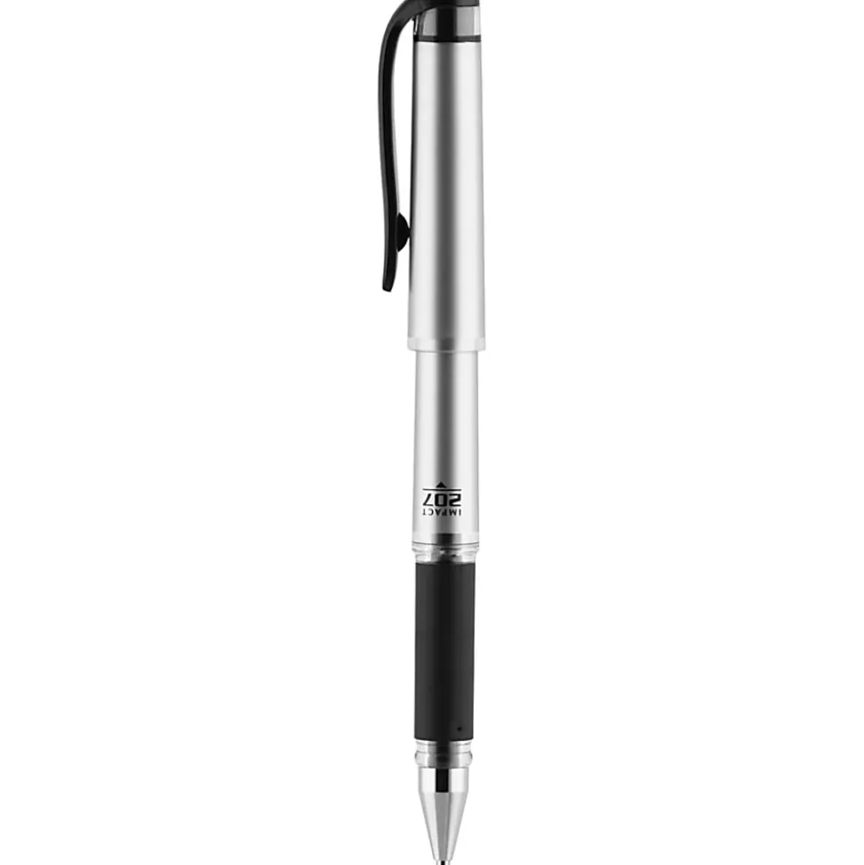 uni-ball® 207™ Impact™ Gel Pens, Bold Point, 1.0 mm, Assorted Barrels, Assorted Ink Colors, Pack Of 4