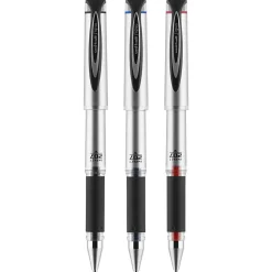 uni-ball® 207™ Impact™ Gel Pens, Bold Point, 1.0 mm, Assorted Barrels, Assorted Ink Colors, Pack Of 4