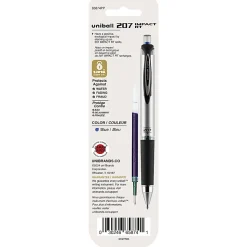 uni-ball® 207™ Impact™ RT Gel Pen Refills, Bold Point, 1.0 mm, Blue, Pack Of 2 Refills