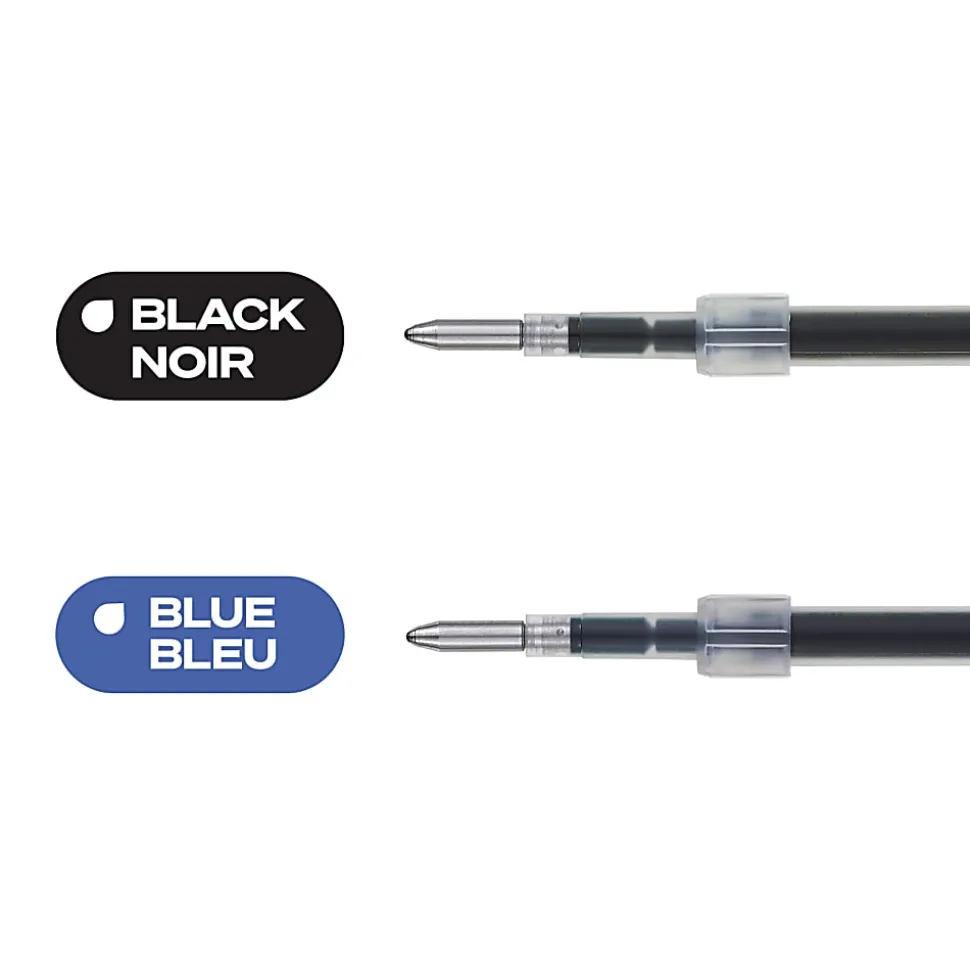 uni-ball® JetStream™ Refills, Bold Point, 1.0 mm, Black, Pack Of 2 Refills