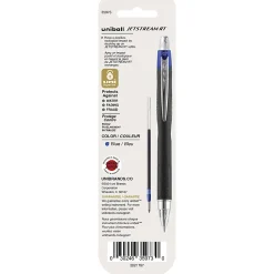 uni-ball® JetStream™ Refills, Bold Point, 1.0 mm, Blue, Pack Of 2 Pencils