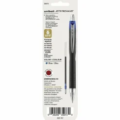 uni-ball® JetStream™ Refills, Bold Point, 1.0 mm, Blue, Pack Of 2 Pencils