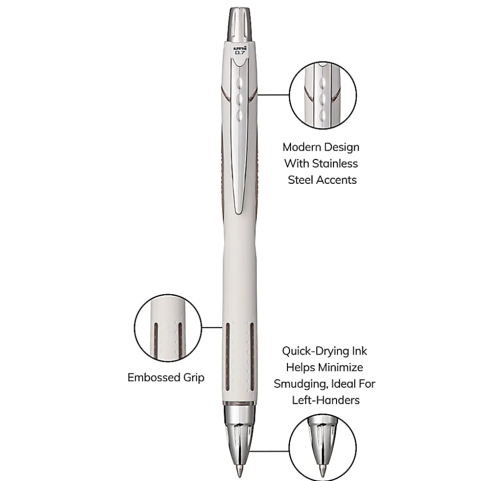 uniball™ Jetstream RT Ballpoint Pens, 3 Pack, Fine Point (0.7mm), Black