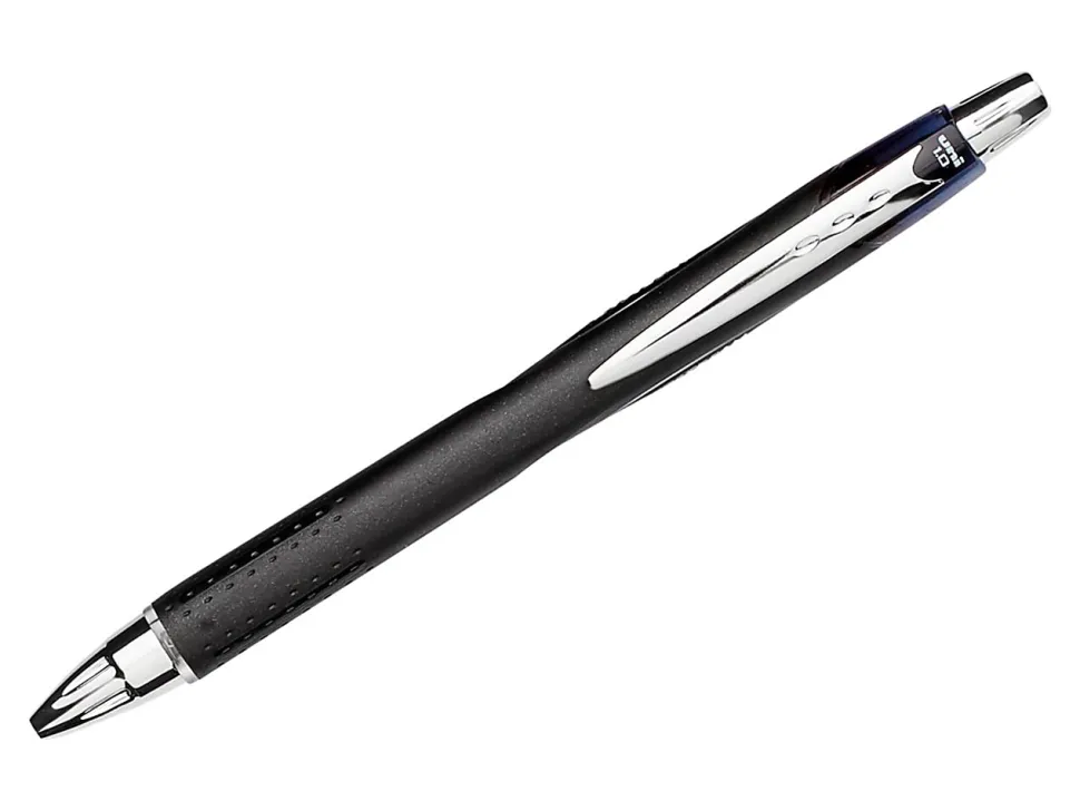 uniball® Jetstream™ RT Retractable Ballpoint Pens, Medium Point, 1.0 mm, Black Barrel, Black Ink, Pack Of 3