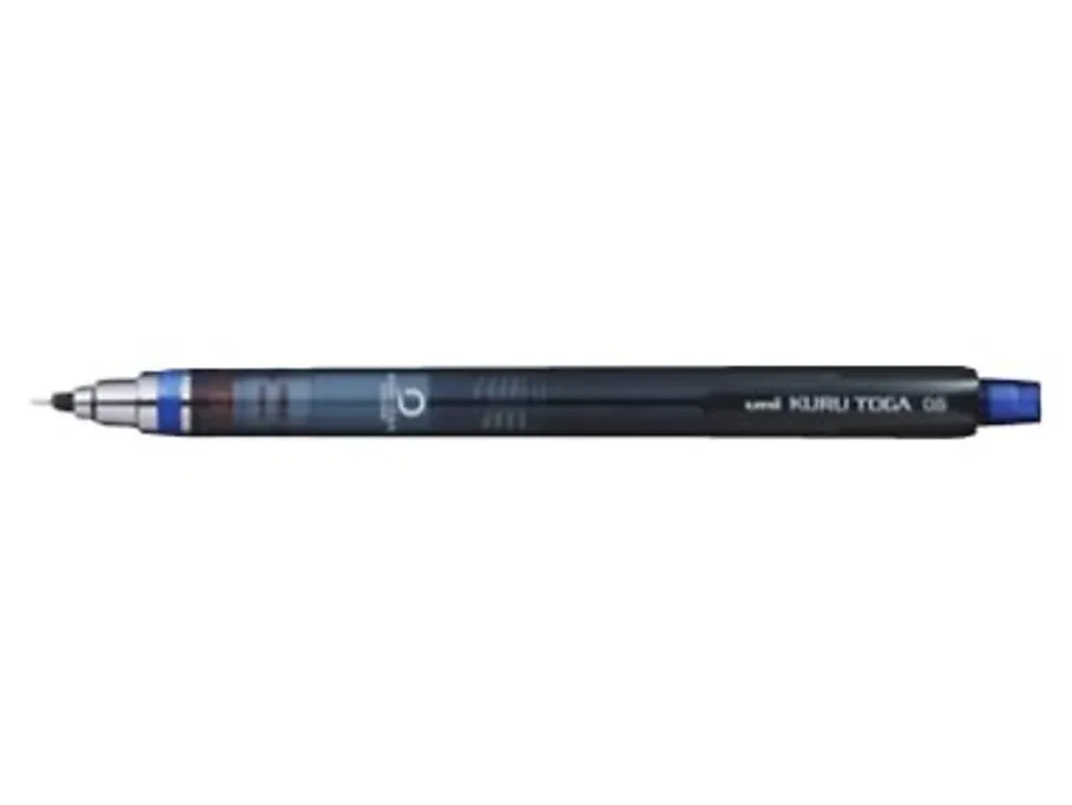 uni-ball® Kura Toga Mechanical Pencil Starter Set, 0.7 mm, HB#2 Lead Tip, Black/Gray