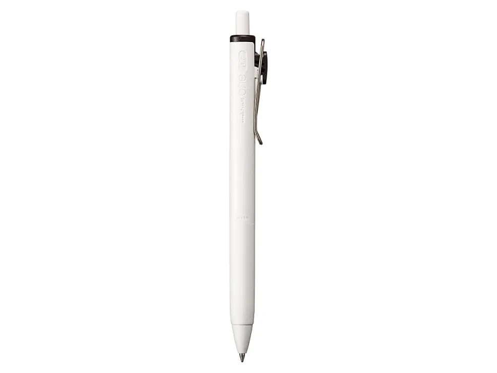 Uni-Ball® One Retractable Gel Pens, Medium Point, 0.7 mm, White Barrel, Black Ink, Pack Of 12 Pens