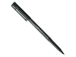 uni-ball® Onyx® Rollerball Pens, Fine Point, 0.7 mm, Black Barrel, Black Ink, Pack Of 12