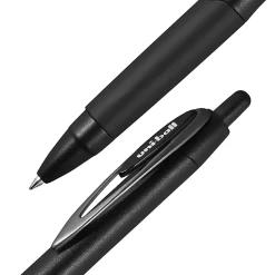 uni-ball® 207 Plus+ Retractable Gel Pens, Medium Point, 0.7 mm, Black Barrel, Black/Blue/Red Ink, Pack Of 4 Pens