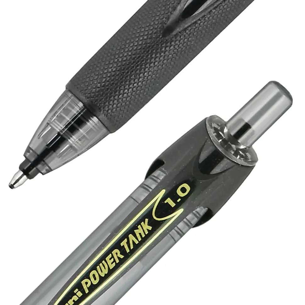 uni-ball® Power Tank™ Ballpoint Pen Refill, 1.0 mm, Black, Pack Of 2