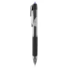 uni-ball® 207 Retractable Fraud Prevention Gel Pens, Medium Point, 0.7 mm, Black Barrel, Blue Ink, Pack Of 36