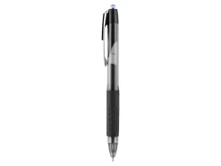 uni-ball® 207 Retractable Fraud Prevention Gel Pens, Medium Point, 0.7 mm, Black Barrel, Blue Ink, Pack Of 36