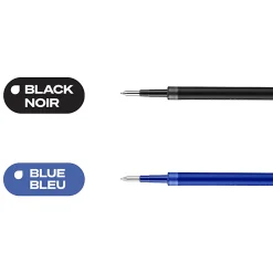uni-ball® 207™ Retractable Gel Pen Refills, Medium Point, 0.7 mm, Black Ink, Pack Of 2 Refills