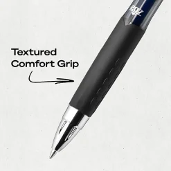uniball™ 207 Retractable Gel Pens, 0.7mm Medium Point, Blue Ink, 4 Count