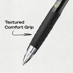 uniballâ„¢ 207 Retractable Gel Pens, 0.38mm Ultra Micro Point, Black Ink, 4 Count