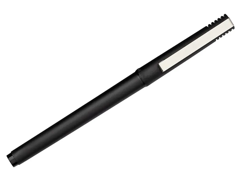 uni-ball® Roller Micro Pens, Micro Point, 0.5 mm, Black Barrel, Black Ink, Pack Of 36