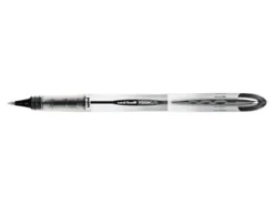 uni-ball® Vision™ Elite™ Liquid Ink Rollerball Pen, Bold Point, 0.8 mm, Silver Barrels, Blue/Black Ink
